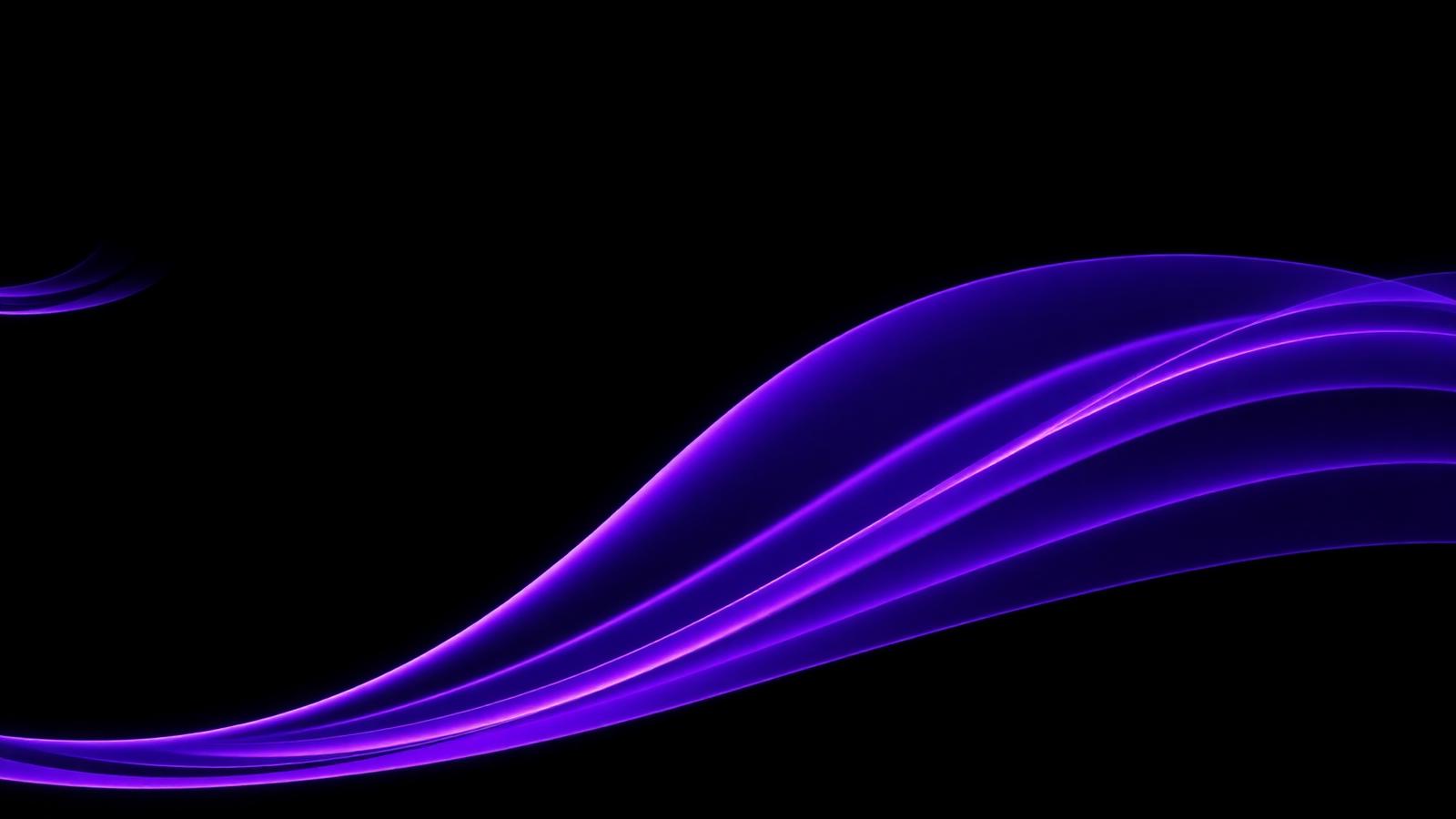 Continuous purple light ribbon representing the six-stage Quintworx transformation model